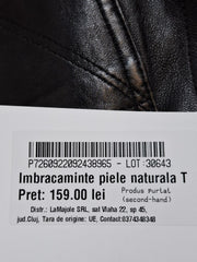Pantaloni din piele naturală Femei - S